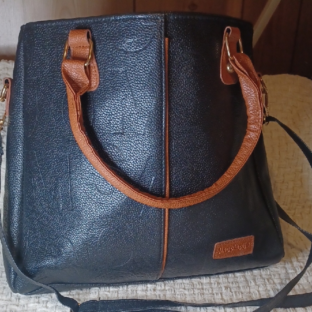 NWOT Black and Brown jingpinpiju Tote